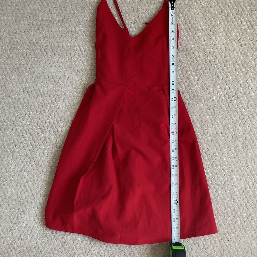 Red cocktail dress - Picture 6 of 11